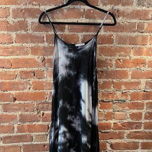 DON'T ASK WHY TIE DYE MIDI SLIP DRESS